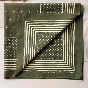 Imogene and Willie Olive Green Vintage Bandana NWOT